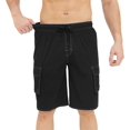 thumbnail image 1 of Xishao Traje de Baño Hombre 2 in 1 con Licra Shorts 7" para Playa Pantalones Cortos Deportivos con Bolsillos Casual para Exterior Natación negro 32 negro 32 Xishao ropa, 1 of 2