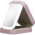 thumbnail image 5 of Cosmetic Storage Box with Light Mirror Integrated Dresser Desktop Skincare Organizer Dustproof Portable Box, 5 of 5
