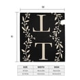 thumbnail image 6 of PHELIKA Classic Monogram Letter T Magnetic Mailbox Covers Post Letter Box Cover Standard Size 25.5H x 21W, 6 of 8