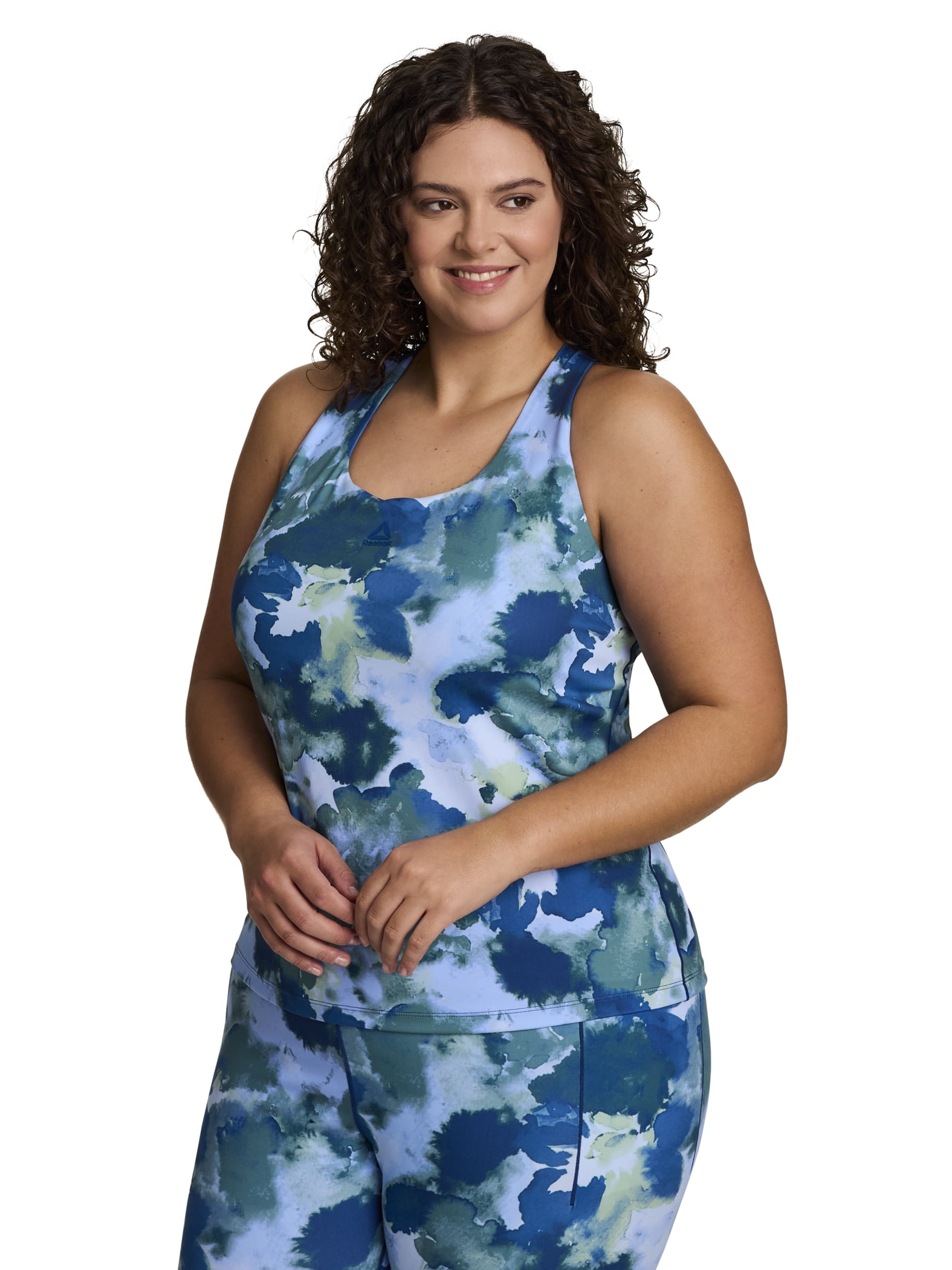 Reebok Women's Medium Impact Move Bra Tank with Removable Cups, Sizes XS-4X