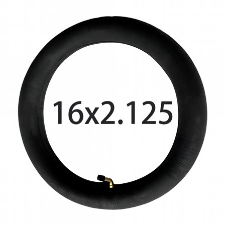 MELIVO 16 inch Butyl Rubber Inner Tube 16x2.125/2.50 for Electric/e-bike Black