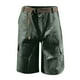thumbnail image 1 of Pantalones de Trabajo de Tamaño Mayor Pantalones Cortos de Algodón Deportivos Sueltos, Pantalones Casuales de Cinco Cuartos con Múltiples Bolsillos, 1 of 5