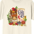 thumbnail image 2 of Colt 45 Horse & Can Crew Neck Short Sleeve Natural Men's T-shirt-XL, 2 of 3