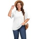 thumbnail image 5 of Blusa tipo túnica para mujer Hailey, talla grande, talla grande, XXL, verano, 5 of 5