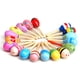 thumbnail image 1 of Pequeña maraca de dibujos animados Mini maraca de percusión de madera Juguete para niños de 0 a 3 años para ejercicios de agarre, 1 of 10