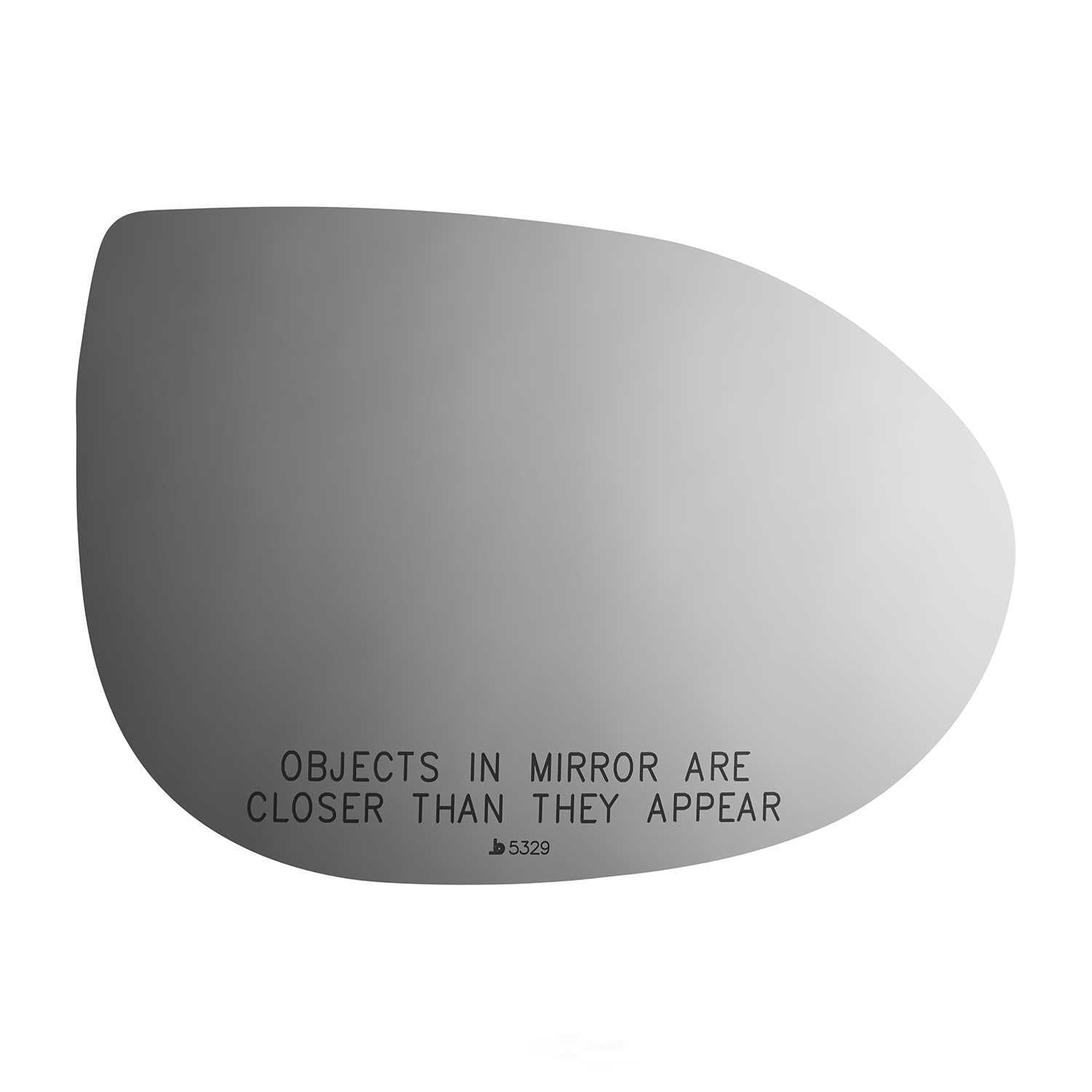 Burco Side View Mirror Replacement Glass - Clear Glass - 5329