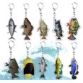 thumbnail image 5 of Llavero con forma de hombre pescador de lubina, accesorio para bolso, colgante, llavero de pescador, océano, joyería, regalos para fanáticos, peces, 5 of 5