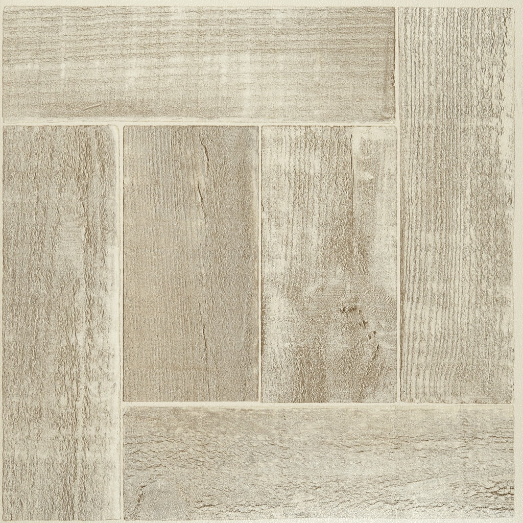 Squares Saddle Vinyl Floor Tiles Self Peek Flooring 12'' x 12'' 1-Pack (20 Pieces) Walmart.com