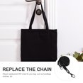 thumbnail image 2 of 2pcs DIY Bag Chain Cadena resistente al desgaste Bolsa portátil Decoración (Beige, Negro), 2 of 5