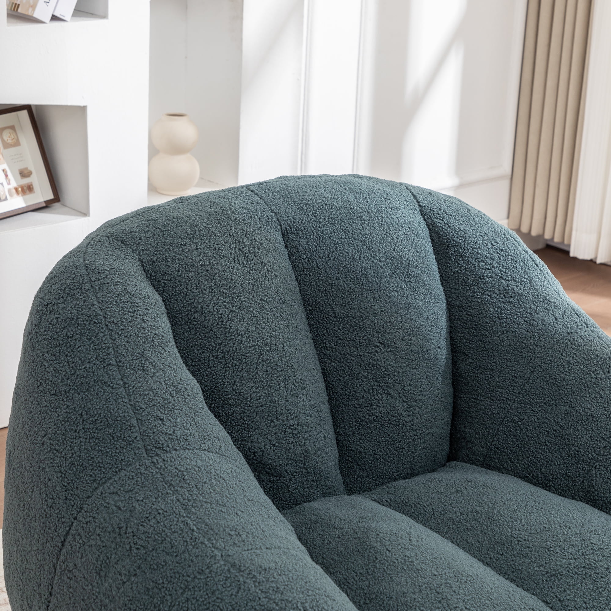 Jopath Bean Bag Chair for Adults and Kids,Oversized Bean Bag Sofa with Tufted Soft Stuffed Filling and High-Density Foam,Lazy Sofa Floor Sofa for Living Room Bedroom,Green