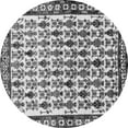 thumbnail image 1 of Ahgly Company Indoor Round Persian Gray Traditional Area Rugs, 4' Round, 1 of 1