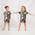 thumbnail image 5 of Dog Pattern Summer Pajama Set Soft Cotton Short Sleeve Sleepwear 2PCS Pajama Sets Breathable Lounge Set Size 10Y, 5 of 7