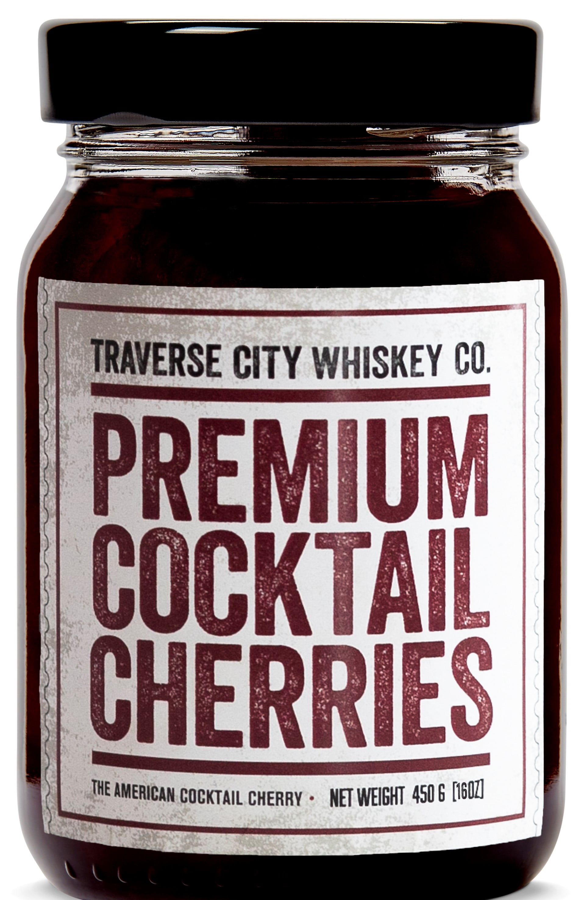 TRAVERSE CITY WHISKEY COMPANY PREMIUM CHERRIES COCKTAIL 450g