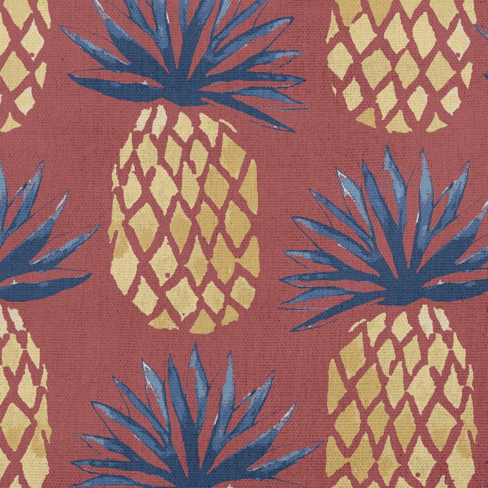 Simply Daisy 16" x 16" Pineapple Stripes Nautical Decorative Indoor Pillow
