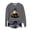 Gray-Halloween Shirts, variant on Inverlee Womens Halloween Sweatshirts Funny Pumpkin Ghost Print T-shirt Stretch Round Neck Sweatshirt Long Sleeve Dressy Casual Pullover Tops Halloween Party Supplies