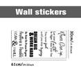 thumbnail image 2 of English Quotes Wall Sticker PVC Decorative Sticker for Home Decoration, 2 of 9
