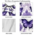thumbnail image 4 of luoweisi Men's Beach Shorts Quick Dry Swim Trunks with Mesh Lining Skull Butterfly L, 4 of 5