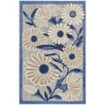 thumbnail image 5 of Nourison Aloha Indoor/Outdoor Blue Grey 2'8" x 4' Area Rug (3x4), 5 of 9