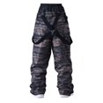 thumbnail image 5 of oqasdz Mens Cargo Pants for Skiing Snowboarding Winter Outdoor Activities Windproof Insulated Cold Weather Gear Warm Ski Pants, 5 of 6