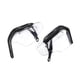 thumbnail image 1 of 2 protectores de mano para motocicleta, Deflector de viento para manillar, accesorios para ciclismo, guardamanos para motocicleta para montar en Claro y negro, 1 of 8