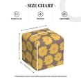 thumbnail image 3 of Picia Sunflower Pattern Tissue Box Cover,PVC Leather Square Holder,Tissue Box Holder with Magnetic Bottom,Facial Paper Organizer Dispenser-5.2"X5.2"X5.2", 3 of 8
