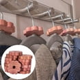 thumbnail image 2 of ANANJING Moisture-Proof Cedar Wood Hanger Rings, Natural Aromatic, 20 Count, 2 of 2