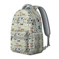 thumbnail image 2 of "Butterfly Print College Backpack - Spacious & Lightweight, Padded Laptop Compartment, Comfortable Straps, Trendy Floral Gift for Students", 2 of 6