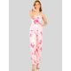 thumbnail image 4 of Set De 2 Conjunto Pijama Mujer Blusa Y Pantalón Dama Piyama Unitalla Pyjama, 4 of 5