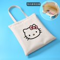 thumbnail image 1 of Sanrio-Bolso de lona de Hello Kitty para mujer, bandolera de hombro Retro, bonito bolso de compras, regalo Kawaii para niños, bolso de mano de dibujos animados de Anime, nuevo, 2022, 1 of 4