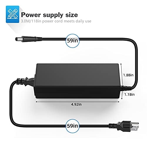 Adaptador AC DC VUOHOEG 19V 90W para PC Monitor HP 18' 19' 20' 21' 32'
