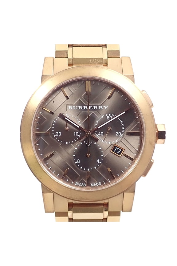 Pre-Owned Burberry Men's Quartz Watch, Stainless Steel, BU9353, Battery-Powered, Watch