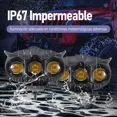 thumbnail image 3 of Par Faros De Lupa Led Luz De Moto Auto 7 Modos De Luz Color, 3 of 8