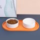 thumbnail image 4 of Juego de cuencos de cerámica para perros con tapete de silicona, cuenco de alimentación para perros de boca ancha, antideslizante y antiderrames, 4 of 5