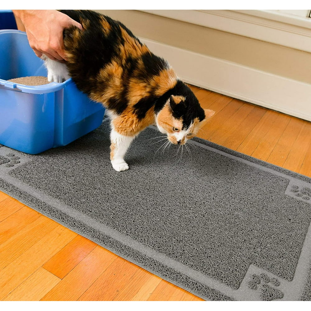 CleanHouse Pets Cat Litter Mat, XL Size, NonSlip, Easy to Clean, Stops
