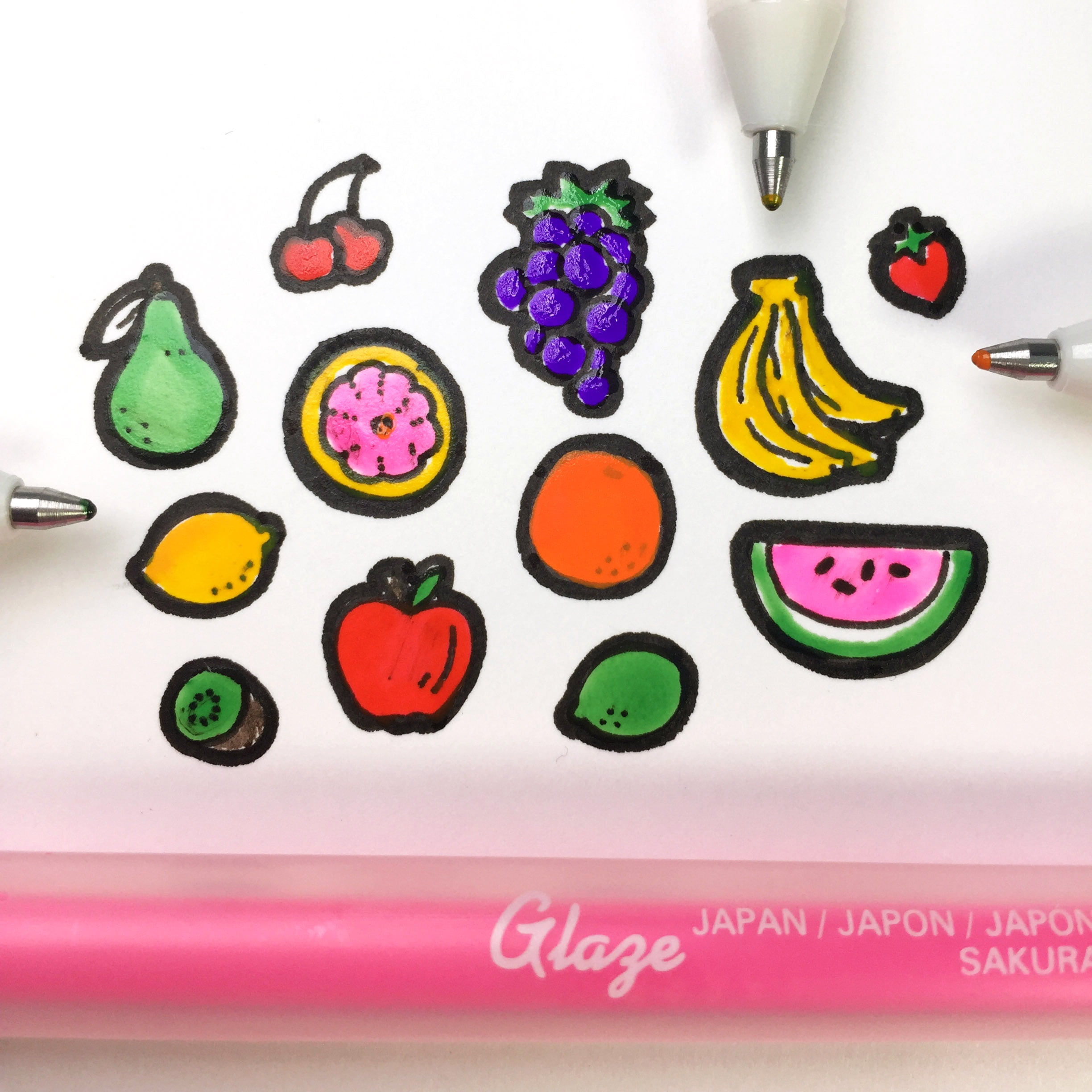 Sakura® Glaze® Pens - Set of 10 Bright Colors