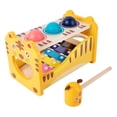 thumbnail image 4 of Banco de grifo de juguete Musical de madera Montessori con xilófono deslizable, juguetes de martilleo de desarrollo de Motor fino preescolar para Macarena Juguetes musicales para golpear, 4 of 8