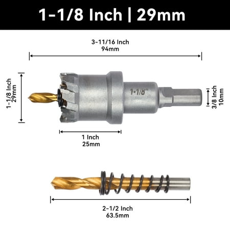 

Carbide Hole Saw Heavy Duty Hole Cutter For Stainless Steel Sheet Metal
