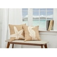 thumbnail image 5 of Seahorse Burlap Beige Accent Throw Pillow 18" x 18", 5 of 8
