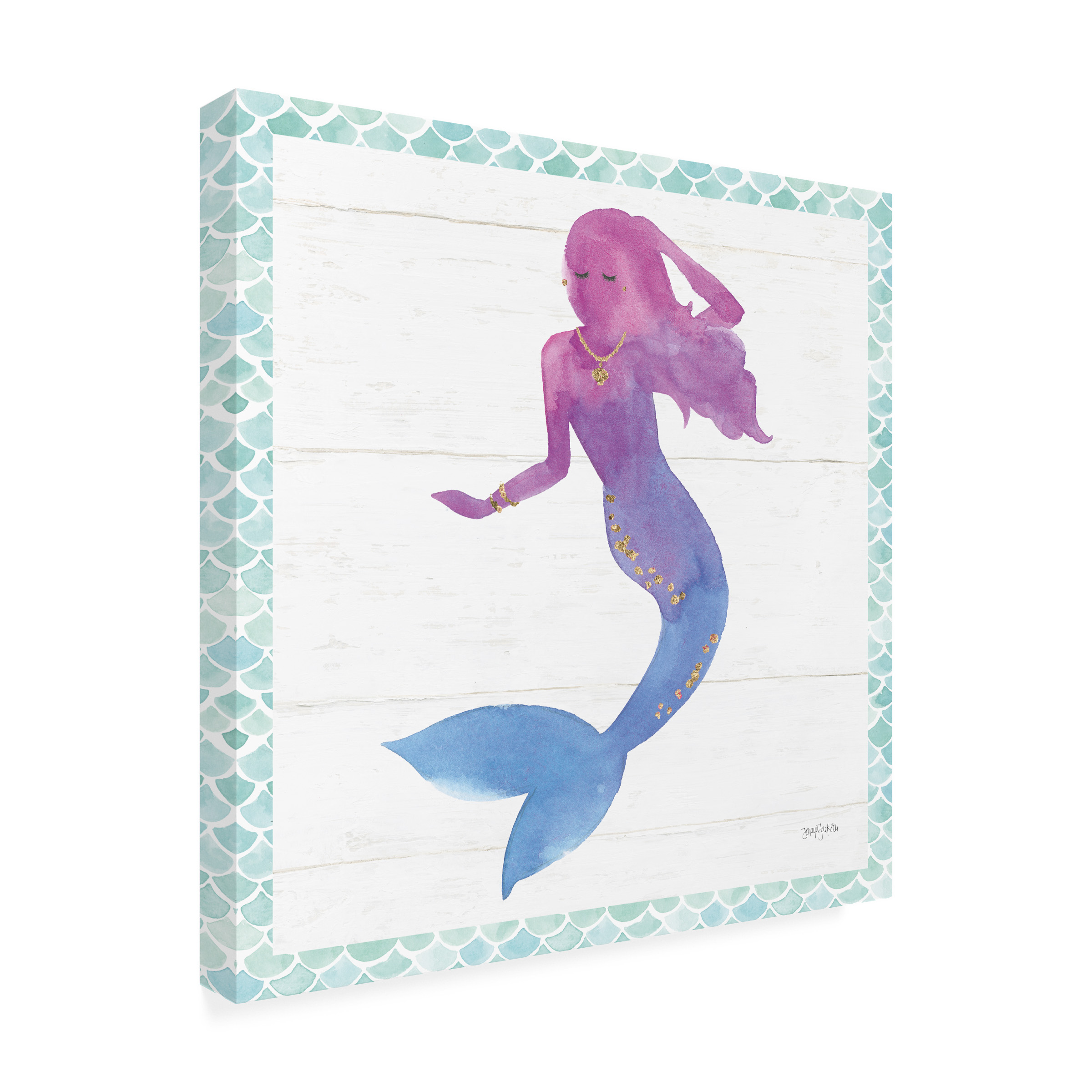 Jenaya Jackson 'Mermaid Friends III' Canvas Art