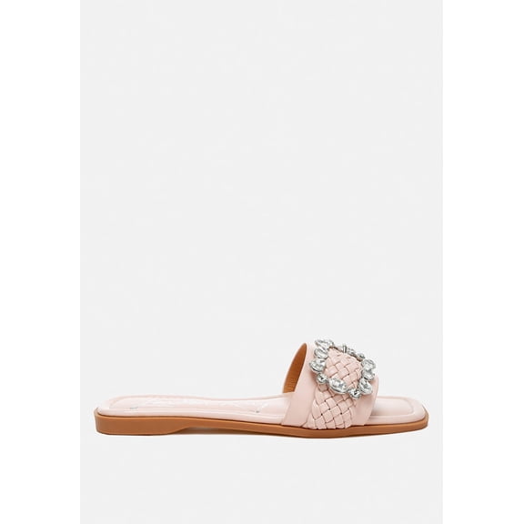 Hazbin Diamante Flat Sandals