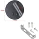 thumbnail image 5 of Aplique de pared LED de 11 W, luz de lectura para mesita de noche, foco ajustable (3 W + 8 W, luz cálida de 3000 K), para sala de estar, dormitorio, pasillo, fondo, negro (forma redonda), 5 of 5