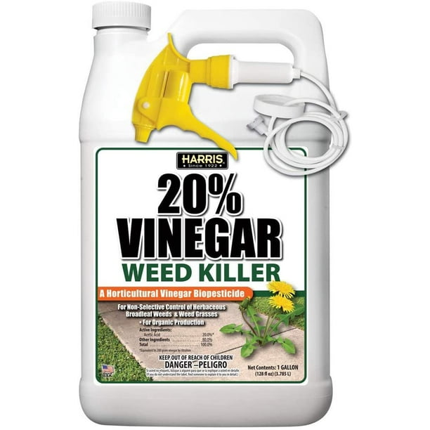 Harris Vinegar Weed and Weed Grass Killer, for Organic Production, 1