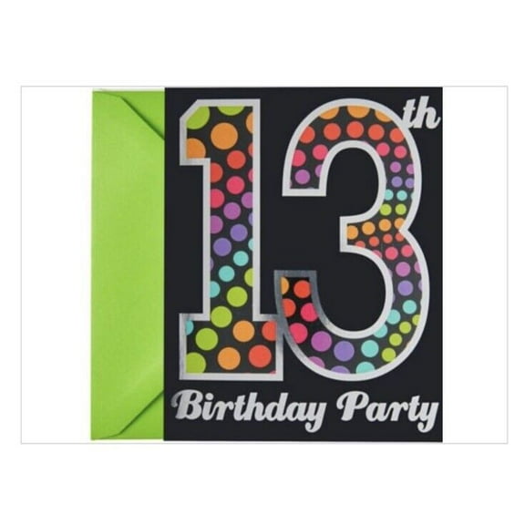 Amscan 490143 Invitations, One Size, Multicolor