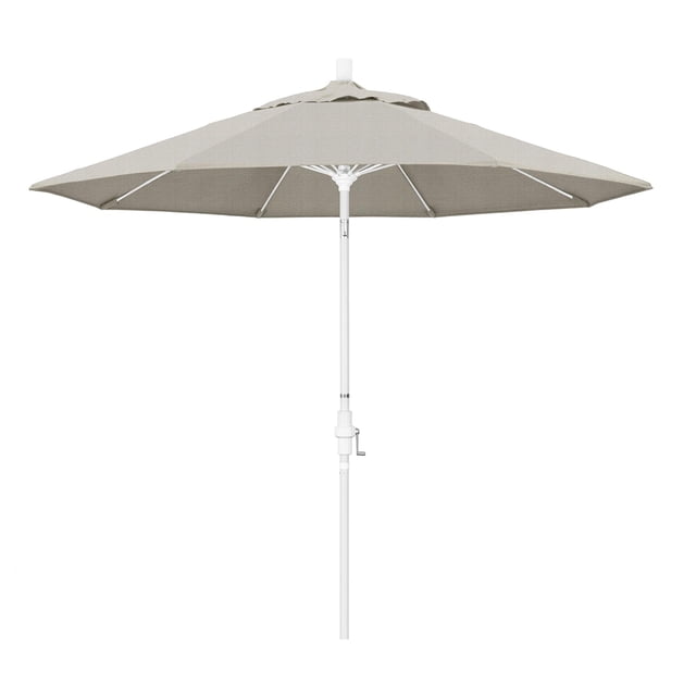 California Umbrella Parasol de Patio de 9 Pieds en Granit Tressé