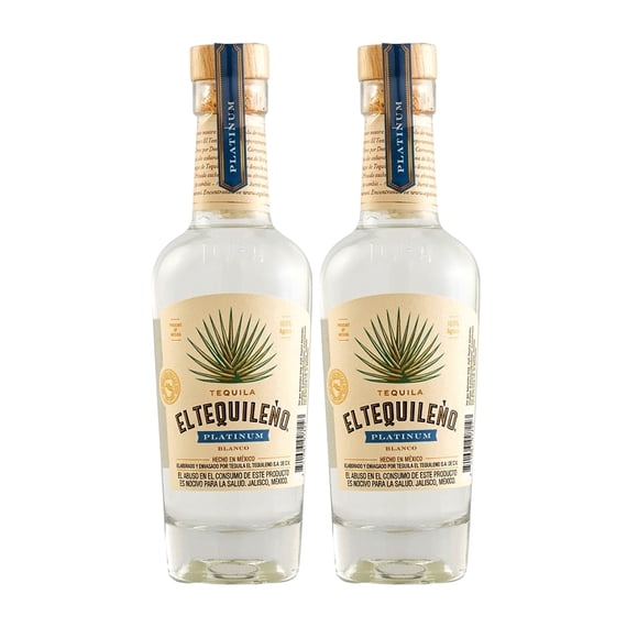 Duo Pack Tequila El Tequileño Platinum Blanco 375 Ml El Tequileño Tequila Blanco