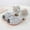Silver, variant on Liyamei Girls Dress Shoes with Heels - Sparkly Sequins Girl Sandals Open Toe for Wedding Party Comfortable Bowknot Straps Size Blue 4-4.5 Years