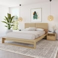 thumbnail image 4 of Audrey 4 Piece Bedroom Set with Headboard, Slatted Bedframe, 2 Nightstands, 4 of 5
