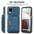 thumbnail image 2 of Nalacover Wallet Crossbody for Samsung Galaxy A12 5G Phone Case with Lanyard Strap Credit Card Holder, PU Leather Protective Handbag Purse Kickstand Bling Diamond Cover Women Girl, Blue, 2 of 10