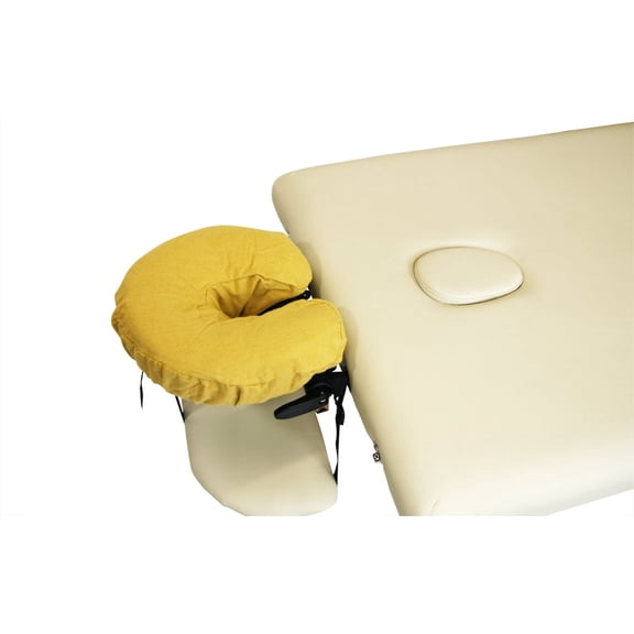 SPA Massage Table Flannel Pillow Covers 3 Pieces Pack - Yellow