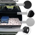 thumbnail image 6 of XYZCANDO Ghost Pink Bow Printed Trunk Mat 29" x 39", All-Weather Durable Cargo Liner with Non-Slip Backing, Easy-Clean Stitched Edge Protector for SUVs, Sedans and Trucks, 6 of 7